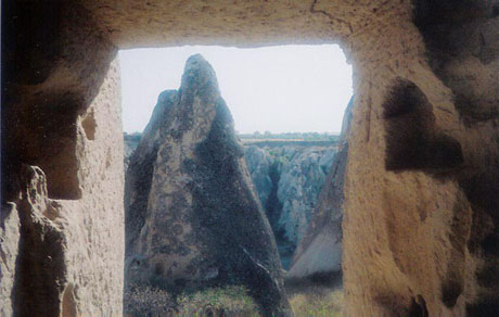 Entrance to Cave in Goreme, Cappadoccia